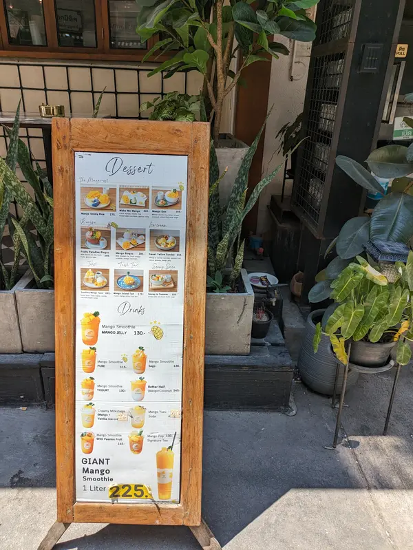 Mango menu