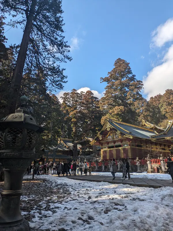 Nikko Toshogu Shrine in winter