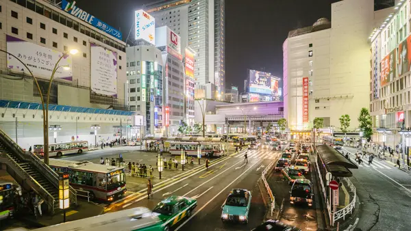 How to find a bus stop in Japan