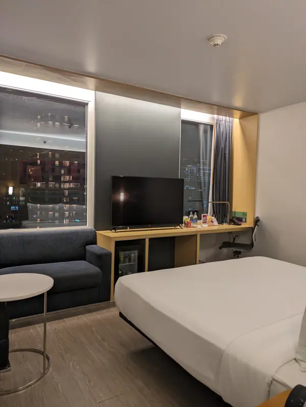 Rooms at the Aloft Bangkok.