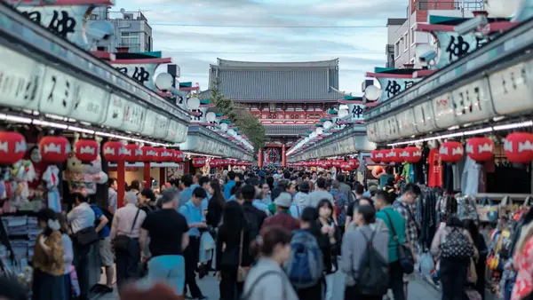 Sightseeing spots around Sumida River