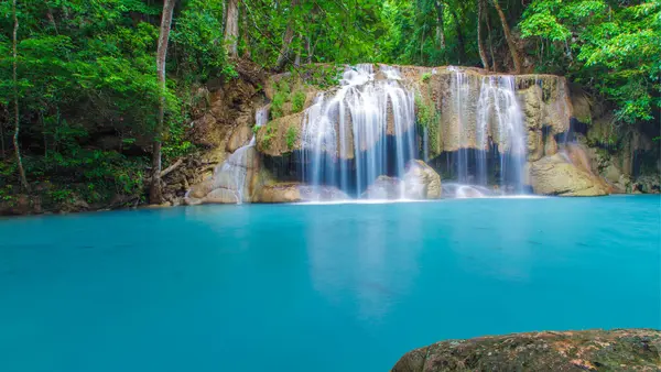 Erawan Falls (Erawan National Park).